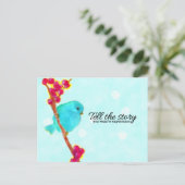 Carte Postale Bluebird - Racontez l'histoire que vous voulez viv (Debout devant)