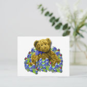 Carte postale Bluebonnet Bear (Debout devant)