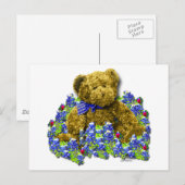 Carte postale Bluebonnet Bear (Devant / Derrière)
