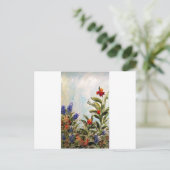 Carte Postale Bluebonnets et Canna Lilies (Debout devant)