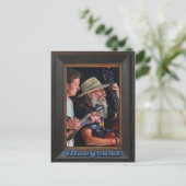 CARTE POSTALE BLUEGRAS (Debout devant)