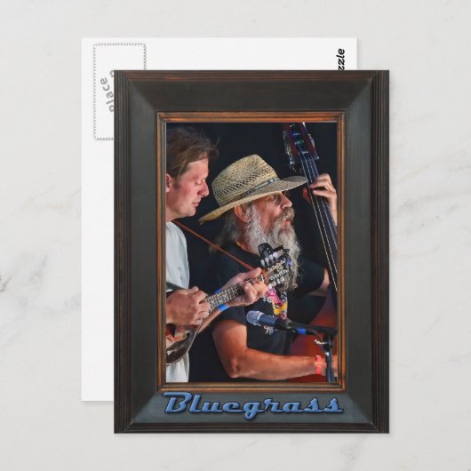 CARTE POSTALE BLUEGRAS (Devant / Derrière)