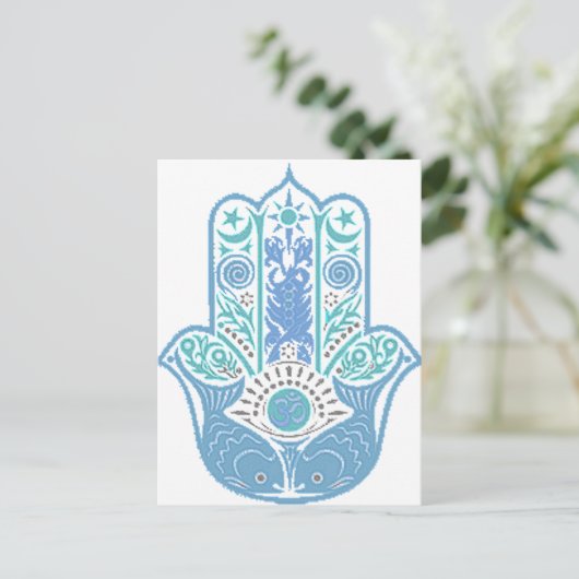 Carte Postale bluegthhan (Debout devant)