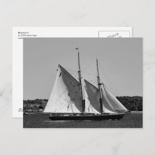 Carte postale Bluenose II (Devant / Derrière)