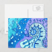 Carte Postale Blues (Devant / Derrière)