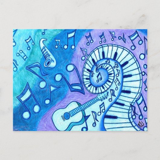 Carte Postale Blues (Devant)