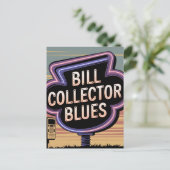 Carte Postale Blues de collection de Bill (Debout devant)