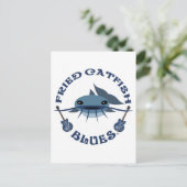 Carte Postale Blues de poisson frit (Debout devant)