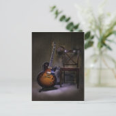 Carte Postale Blues Guitare prendre 2 (Debout devant)