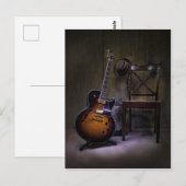 Carte Postale Blues Guitare prendre 2 (Devant / Derrière)