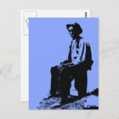 Carte Postale Blues Man (Devant / Derrière)