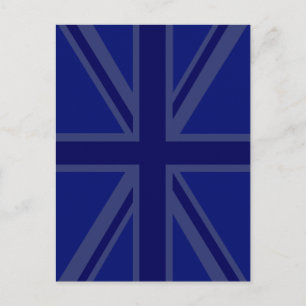 Carte Postale Blues pour un drapeau britannique Union Jack