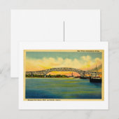 Carte Postale Bluewater Bridge Port Huron Michigan (Devant / Derrière)