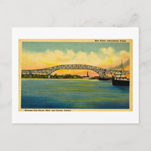 Carte Postale Bluewater Bridge Port Huron Michigan
