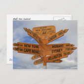 Carte Postale Bluff, Nouvelle-Zélande (Devant / Derrière)