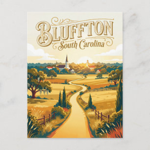 Carte Postale Bluffton USA