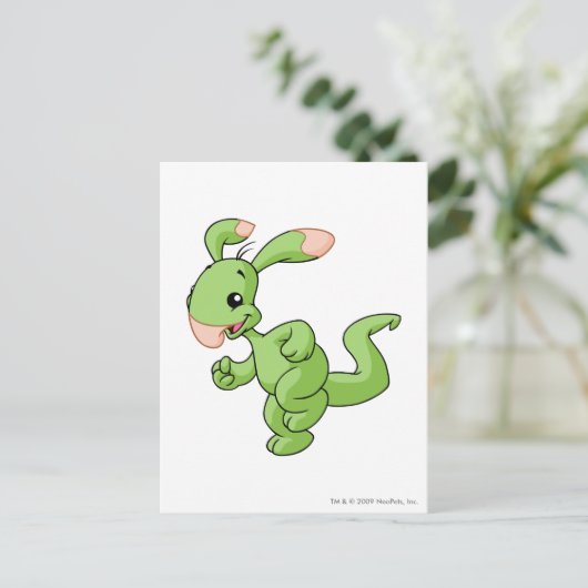 Carte Postale Blumaroo Green (Debout devant)