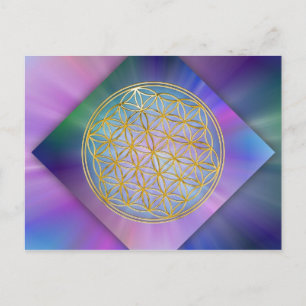 Carte Postale Blume Des Lebens