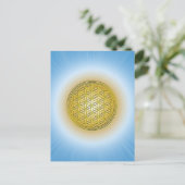 Carte Postale Blume des Lebens (Debout devant)