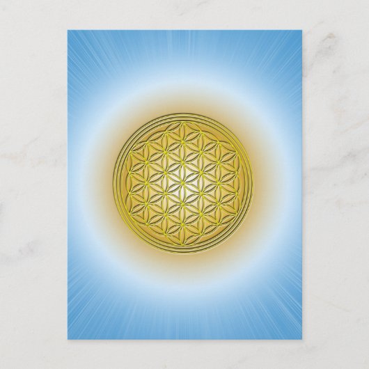 Carte Postale Blume des Lebens (Devant)