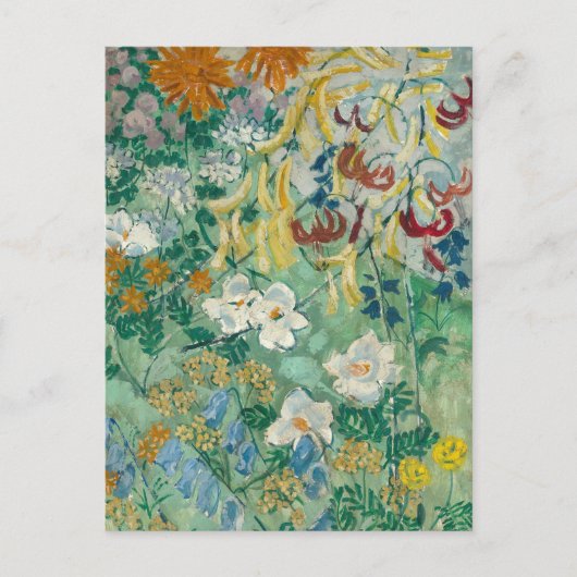 Carte Postale Blumen | August Babberger (Devant)