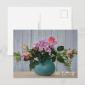 Carte Postale Blumen für Dich ... (Devant / Derrière)