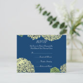 Carte postale Blurberry Hydrangea RSVP (Debout devant)