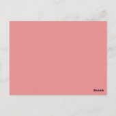 Carte postale Blush Pink 1er Merci anniversaire (Dos)