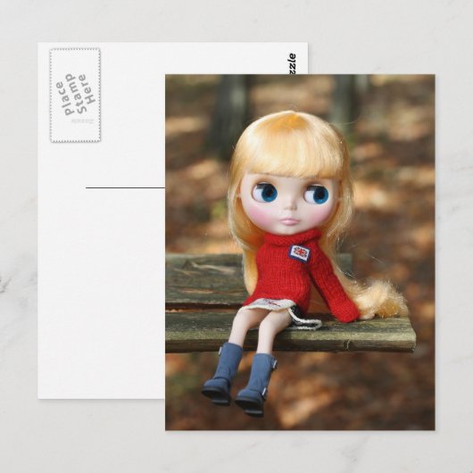 Carte Postale Blythe or (Devant / Derrière)