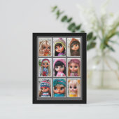 Carte Postale blythe poupées photos imprimer acrylique (Debout devant)