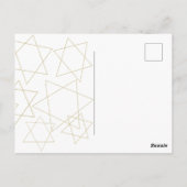 Carte Postale BM Bar ou Bat mitzvah hors de ce monde (Dos)