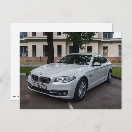 CARTE POSTALE BMW (Devant / Derrière)