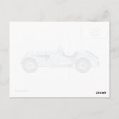 CARTE POSTALE BMW 328 1936 (Dos)