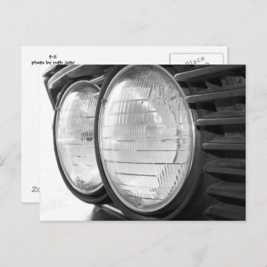 Carte postale BMW vintage (Devant / Derrière)