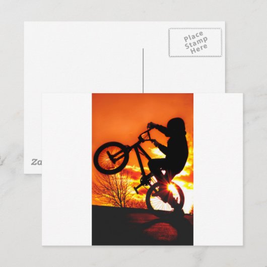 CARTE POSTALE BMX (Devant / Derrière)