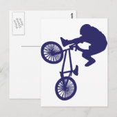 Carte Postale BMX Biker (Devant / Derrière)