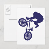 Carte Postale BMX Biker (Devant / Derrière)