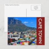 Carte Postale bo kaap (Devant / Derrière)