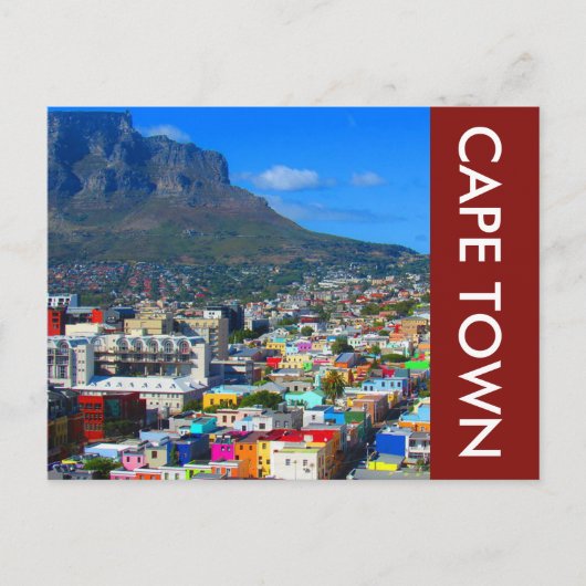 Carte Postale bo kaap (Devant)