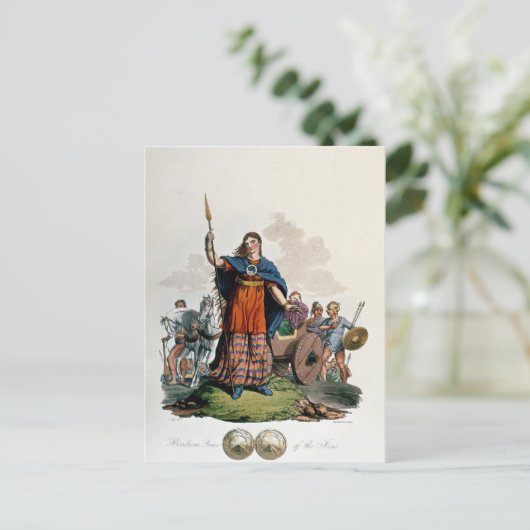 Carte Postale Boadicea, reine de l'Iceni (Debout devant)