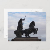 Carte postale Boadicea Statue (Devant / Derrière)