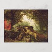 Carte Postale Boar Hunt, 1611 (Devant)