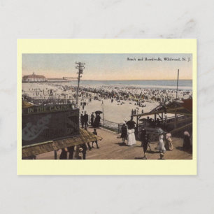 Carte Postale Boardwalk, Wildwood, New Jersey Vintage