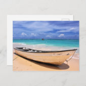 Carte Postale Boat On the Beach (Devant / Derrière)