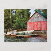 Carte Postale "Boathouse", Canada Outdoors (Devant)
