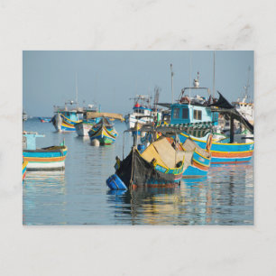 Carte Postale Boats maltais   Marsaxlokk à Malte
