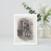 Carte Postale Bob Cratchit et Tiny Tim, de "Charles Dickens : (Debout devant)