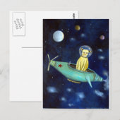Carte Postale Bob de l'espace (Devant / Derrière)