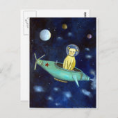 Carte Postale Bob de l'espace (Devant / Derrière)