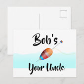 Carte Postale Bob est ton oncle (Devant / Derrière)